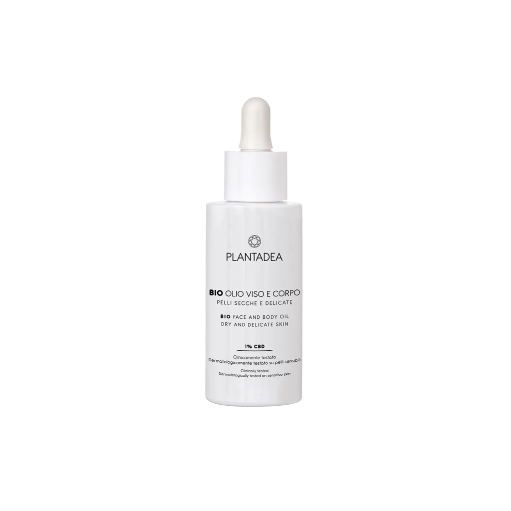 Olio viso e corpo bio per pelle secca e delicata