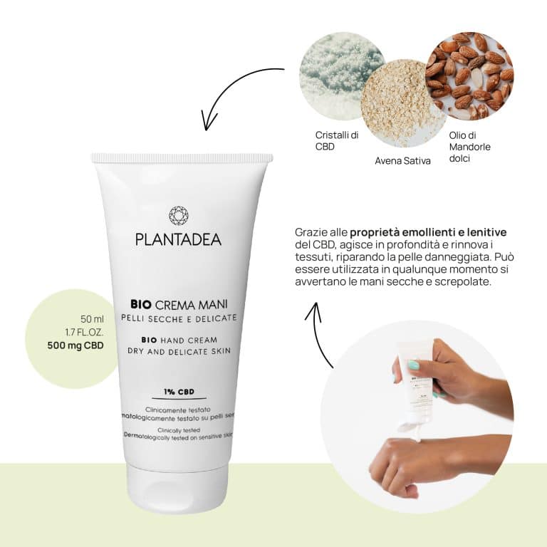 benefici crema mani bio pelle secca e delicata